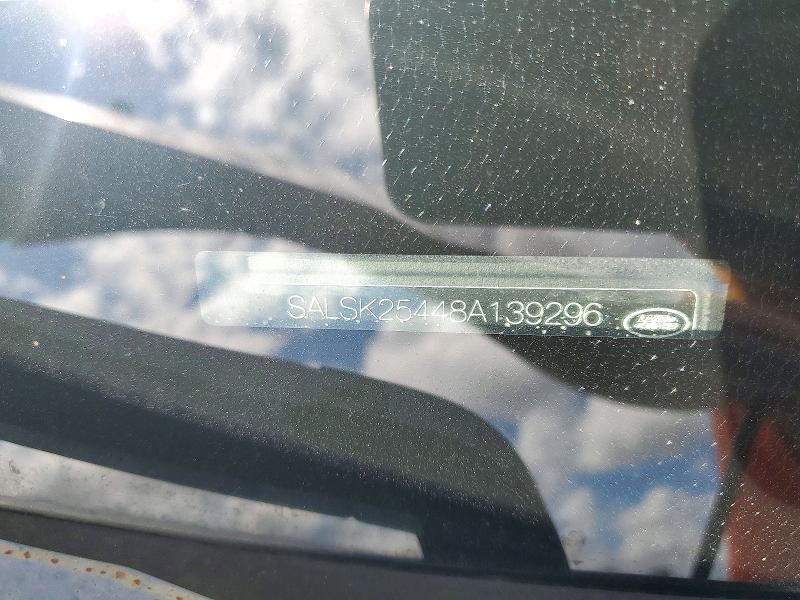 73143766 :رقم المزاد ، SALSK25448A139296 vin ، 2008 Land Rover Range Rover Sport مزاد بيع