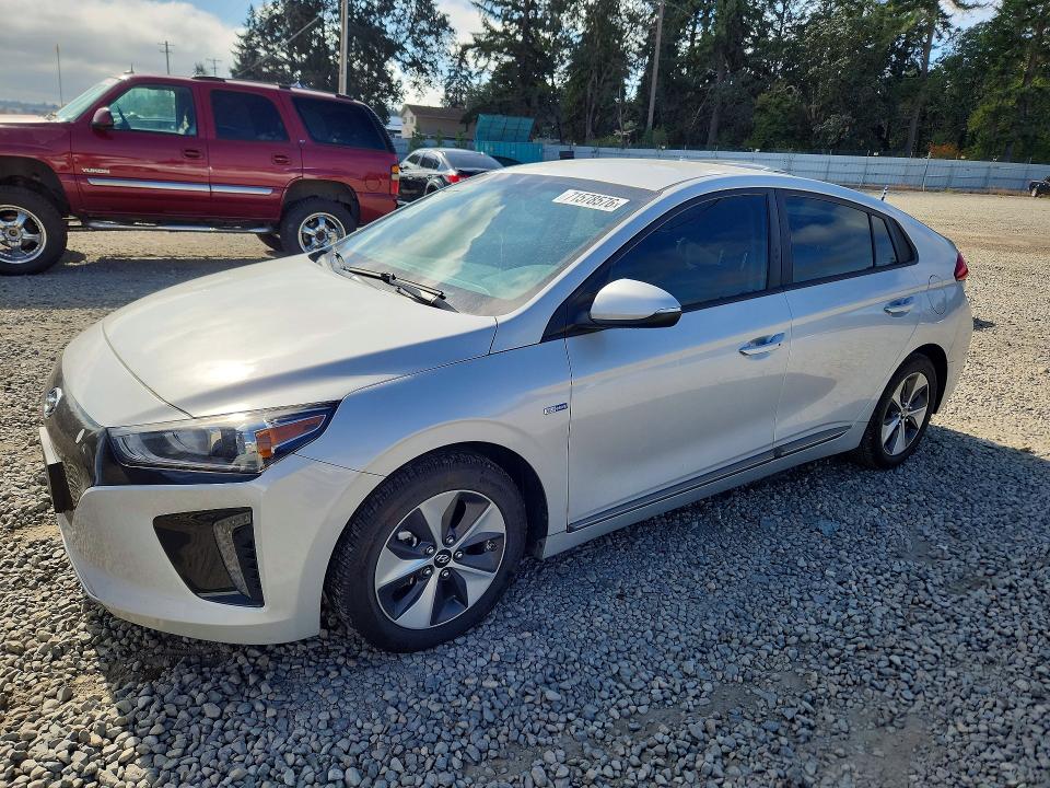 2019 Hyundai Ioniq Electric მანქანა იყიდება აუქციონზე, vin: KMHC75LH2KU047139, აუქციონის ნომერი: 71578576