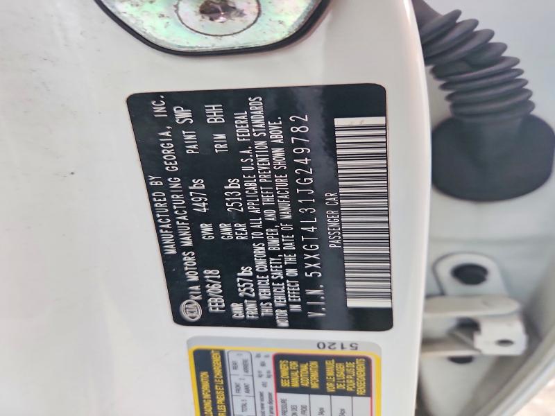 Продажа на аукционе авто 2018 Kia Optima, vin: 5XXGT4L31JG249782, номер лота: 71437066