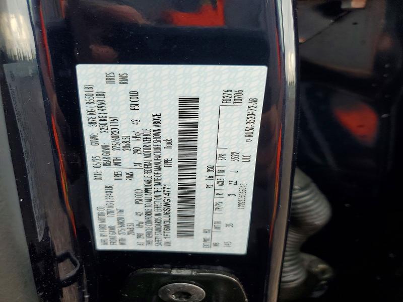 2025 Ford F150 მანქანა იყიდება აუქციონზე, vin: 1FT6W3LU6SWG14771, აუქციონის ნომერი: 73638046