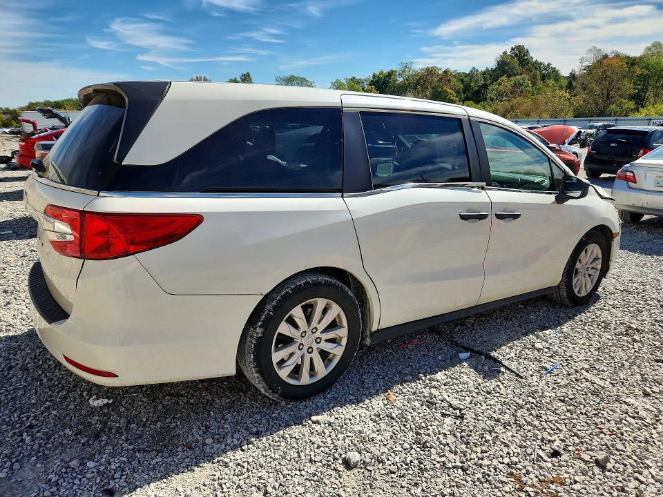 2018 Honda Odyssey მანქანა იყიდება აუქციონზე, vin: 5FNRL6H26JB110805, აუქციონის ნომერი: 71236476