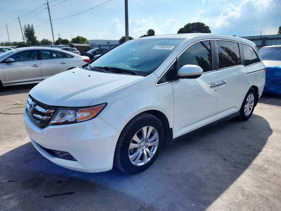 2016 Honda Odyssey მანქანა იყიდება აუქციონზე, vin: 5FNRL5H60GB052521, აუქციონის ნომერი: 72366846