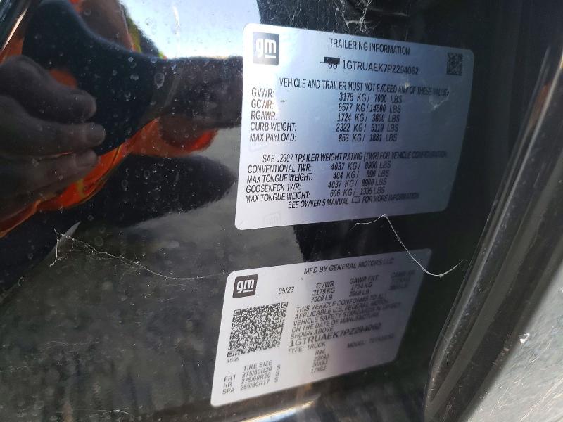 71643756 :رقم المزاد ، 1GTRUAEK7PZ294062 vin ، 2023 Gmc Sierra مزاد بيع