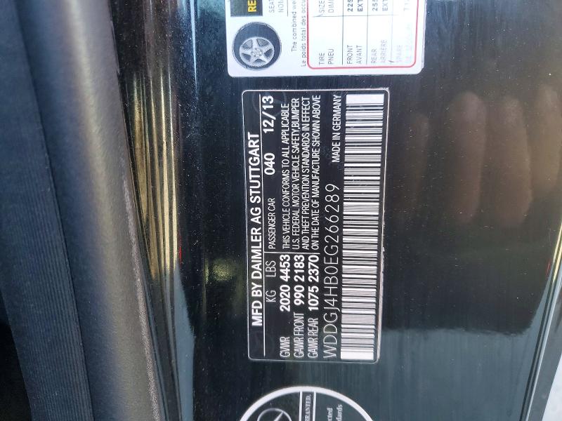 Aukcja sprzedaży 2014 Mercedes-benz C, vin: WDDGJ4HB0EG266289, numer aukcji: 71787386