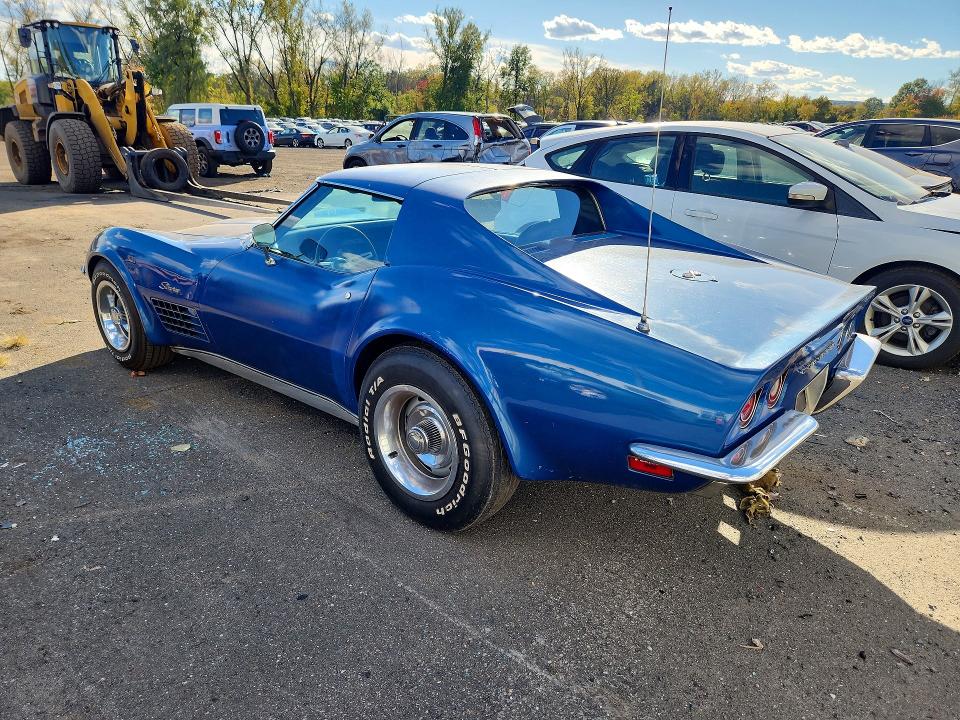Продаж на аукціоні авто 1970 Chevrolet Corvette, vin: 194370S400490, номер лоту: 72384376