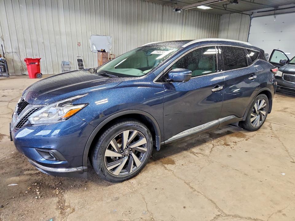 2018 Nissan Murano მანქანა იყიდება აუქციონზე, vin: 5N1AZ2MH6JN144271, აუქციონის ნომერი: 71457496