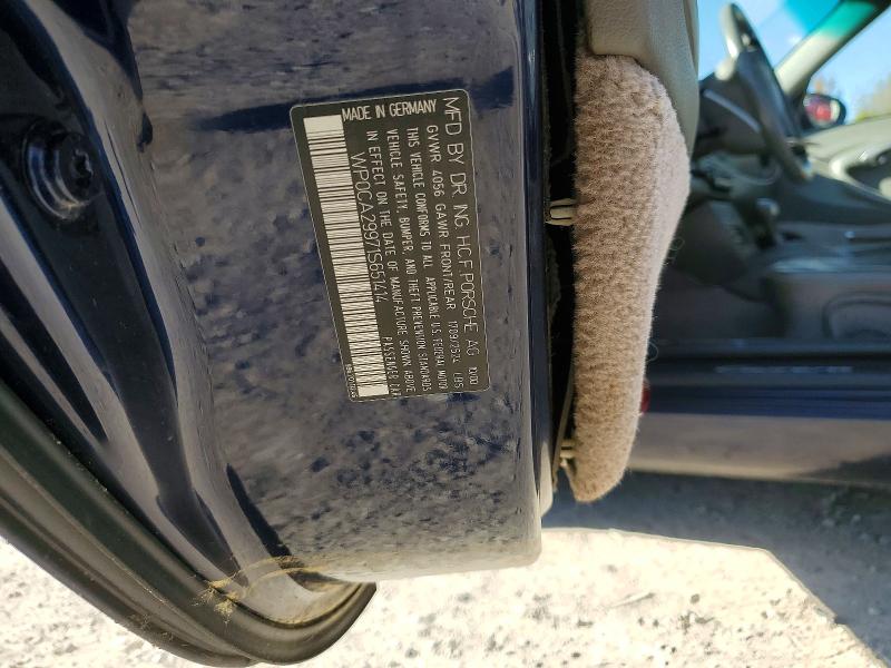2001 Porsche 911 მანქანა იყიდება აუქციონზე, vin: WP0CA29971S651414, აუქციონის ნომერი: 72108756