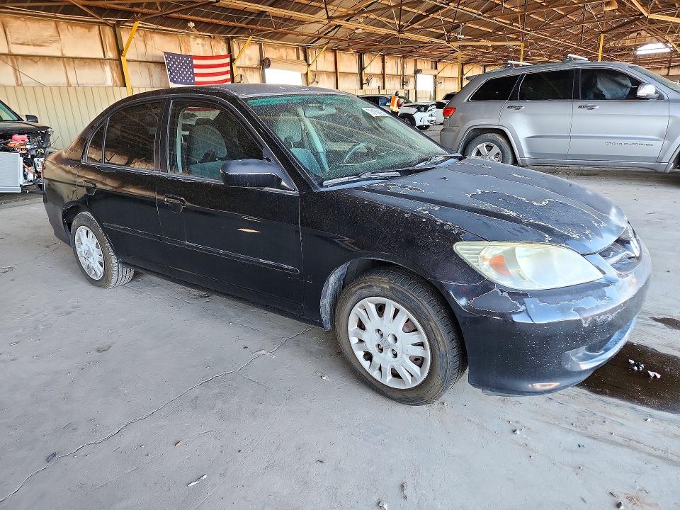 2004 Honda Civic მანქანა იყიდება აუქციონზე, vin: 1HGES16524L021334, აუქციონის ნომერი: 73139426