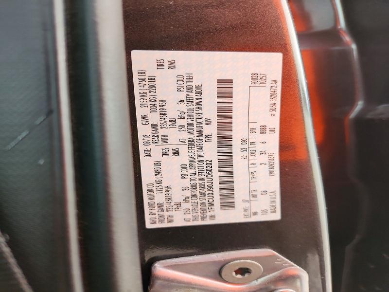 Продажа на аукционе авто 2018 Ford Escape, vin: 1FMCU0J90JUD50202, номер лота: 71304486