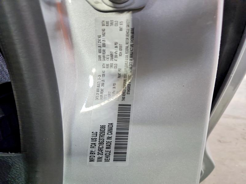 Aukcja sprzedaży 2026 Chrysler Pacifica, vin: 2C4RC1BG3TR268386, numer aukcji: 71372346