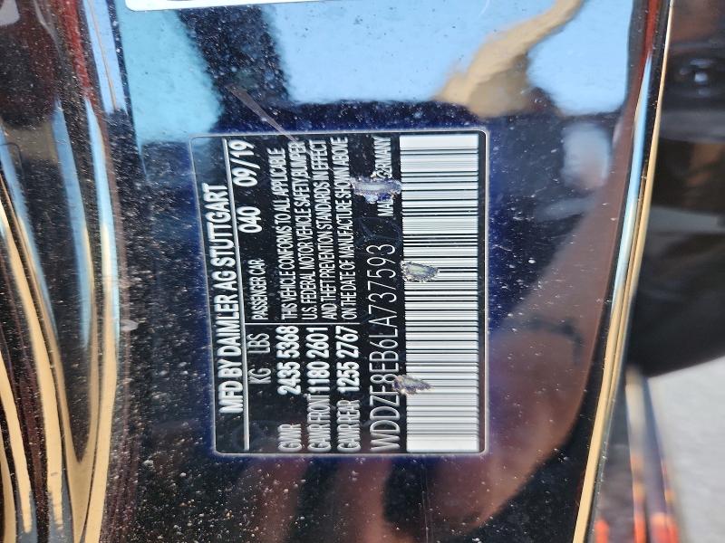 Продажа на аукционе авто 2020 Mercedes-benz E, vin: WDDZF8EB6LA737593, номер лота: 70376336