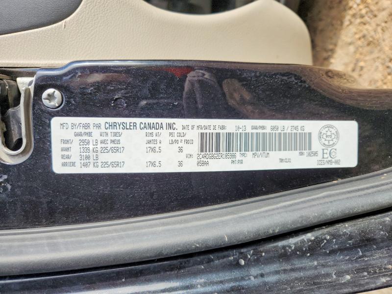Продажа на аукционе авто 2014 Dodge Grand Caravan, vin: 2C4RDGBG2ER185986, номер лота: 71375336