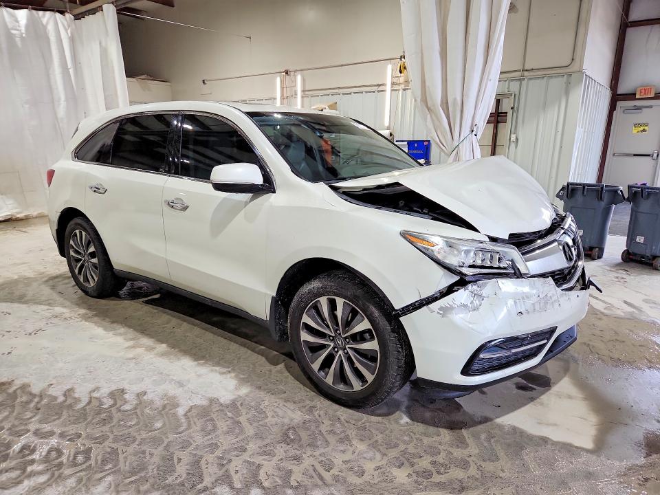 71104556 :رقم المزاد ، 5FRYD4H40GB001715 vin ، 2016 Acura Mdx مزاد بيع