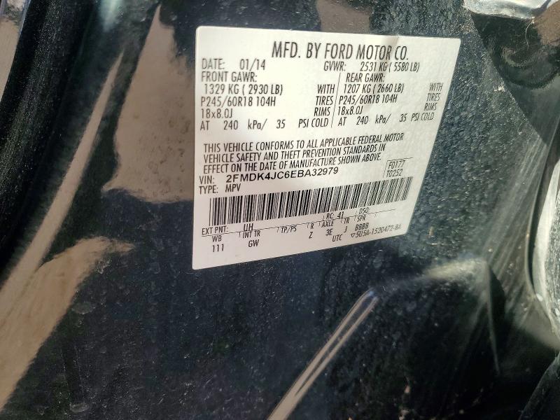 Aukcja sprzedaży 2014 Ford Edge, vin: 2FMDK4JC6EBA32979, numer aukcji: 71323386