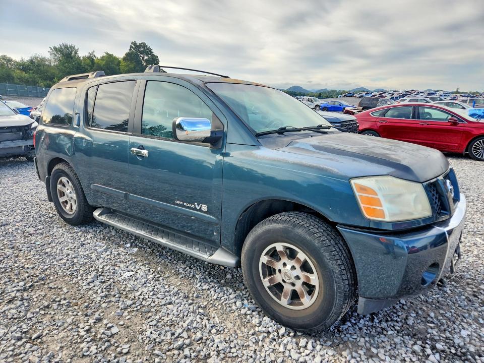 2005 Nissan Armada მანქანა იყიდება აუქციონზე, vin: 5N1AA08B75N740156, აუქციონის ნომერი: 71614206