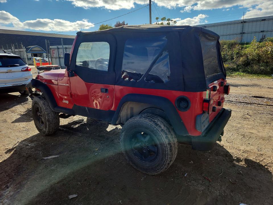 Продаж на аукціоні авто 1997 Jeep Wrangler / Tj, vin: 1J4FY29P4VP412378, номер лоту: 70701166