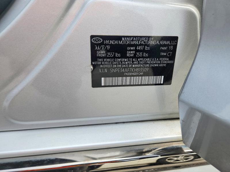 Aukcja sprzedaży 2019 Hyundai Sonata, vin: 5NPE34AF7KH813509, numer aukcji: 71284506