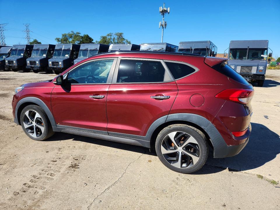 2016 Hyundai Tucson მანქანა იყიდება აუქციონზე, vin: KM8J33A22GU091462, აუქციონის ნომერი: 66649736
