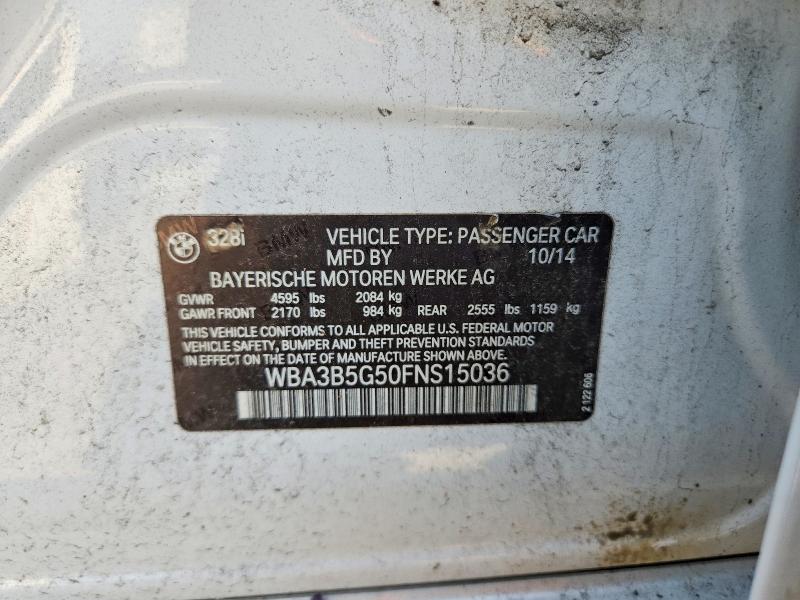 Aukcja sprzedaży 2015 Bmw 328, vin: WBA3B5G50FNS15036, numer aukcji: 71236946