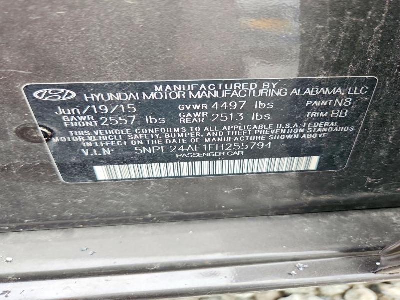 Aukcja sprzedaży 2015 Hyundai Sonata, vin: 5NPE24AF1FH255794, numer aukcji: 70877256
