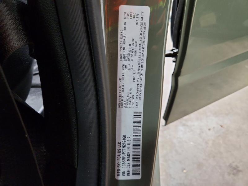 Продаж на аукціоні авто 2026 Ram 1500, vin: 1C6SRFJP7TN289468, номер лоту: 70868696