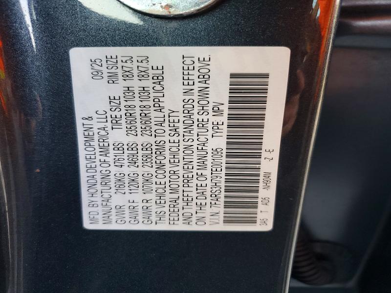 Продаж на аукціоні авто 2026 Honda Cr-v, vin: 7FARS3H79TE001095, номер лоту: 72640366