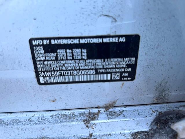 Aukcja sprzedaży 2026 Bmw M340i, vin: 3MW59FT03T8G06586, numer aukcji: 72243156