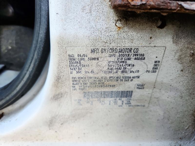 71981196 :رقم المزاد ، 1FTNW21P54ED67948 vin ، 2004 Ford F250 مزاد بيع