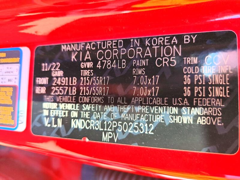 Aukcja sprzedaży 2023 Kia Niro, vin: KNDCR3L12P5025312, numer aukcji: 71178186