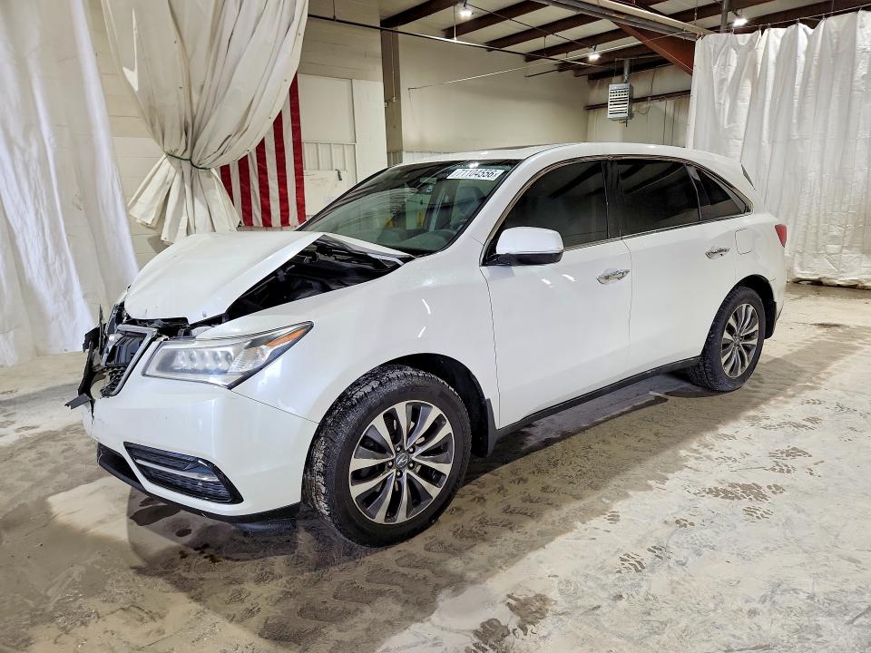 71104556 :رقم المزاد ، 5FRYD4H40GB001715 vin ، 2016 Acura Mdx مزاد بيع