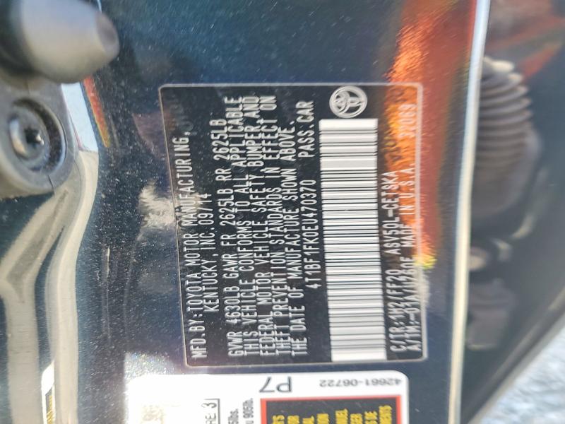 Продаж на аукціоні авто 2014 Toyota Camry, vin: 4T1BF1FK0EU470370, номер лоту: 71272396