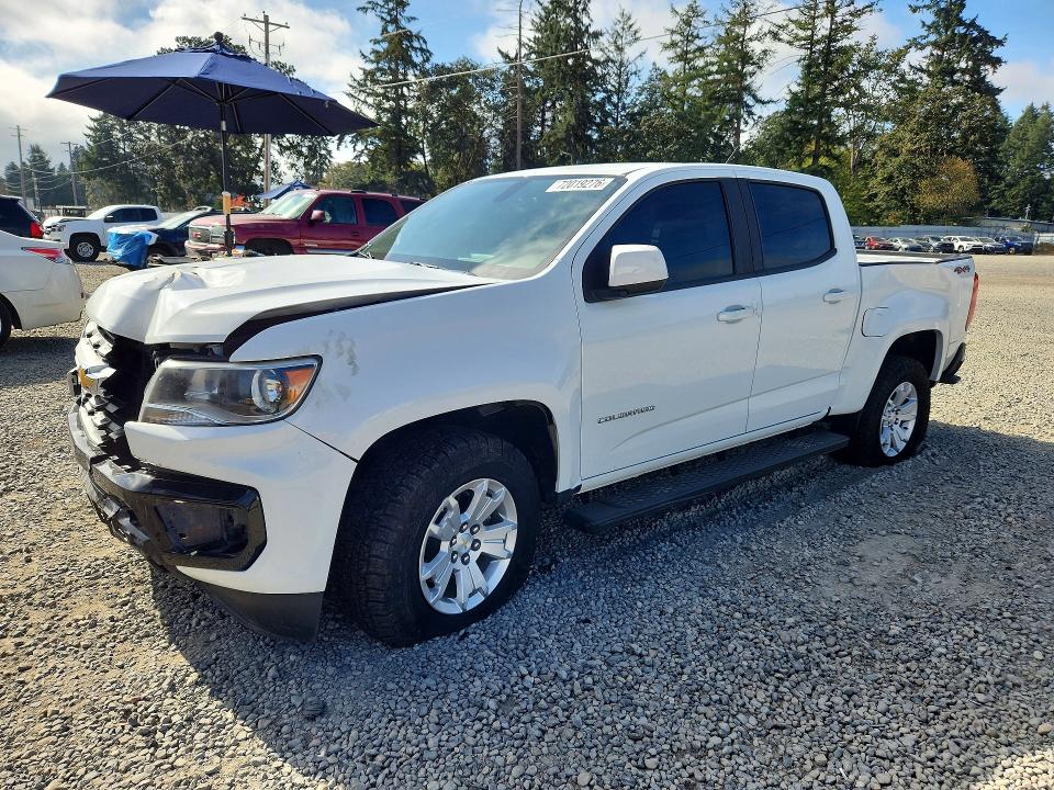 Aukcja sprzedaży 2021 Chevrolet Colorado, vin: 1GCGTCEN1M1266901, numer aukcji: 72019276