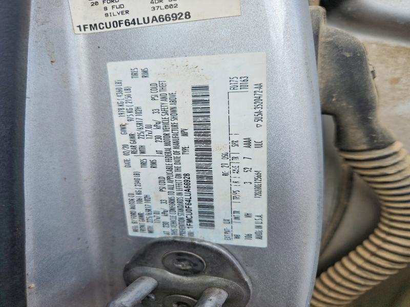 Продаж на аукціоні авто 2020 Ford Escape, vin: 1FMCU0F64LUA66928, номер лоту: 71616316