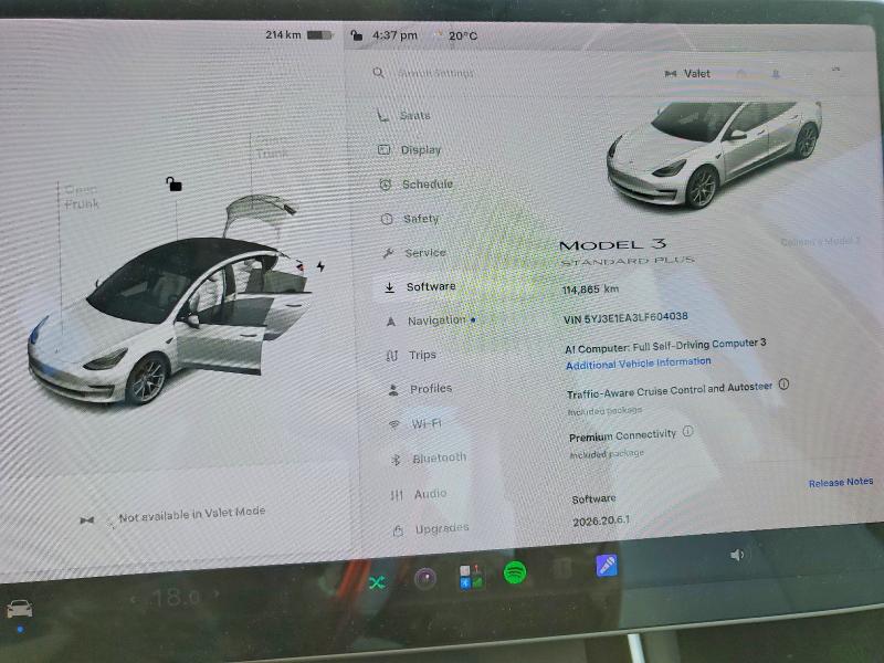Продажа на аукционе авто 2020 Tesla Model 3, vin: 5YJ3E1EA3LF604038, номер лота: 71212106