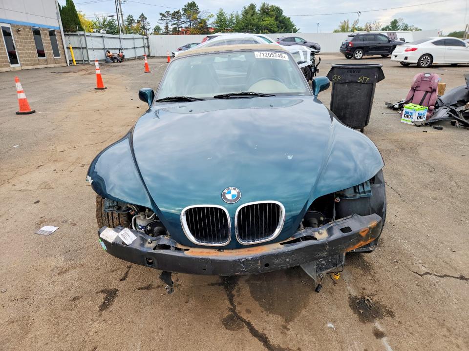 1998 Bmw Z3 მანქანა იყიდება აუქციონზე, vin: 4USCH7333WLD16985, აუქციონის ნომერი: 71205746