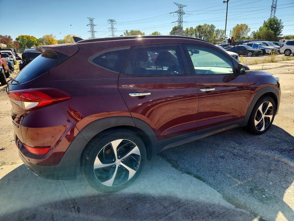 2016 Hyundai Tucson მანქანა იყიდება აუქციონზე, vin: KM8J33A22GU091462, აუქციონის ნომერი: 66649736