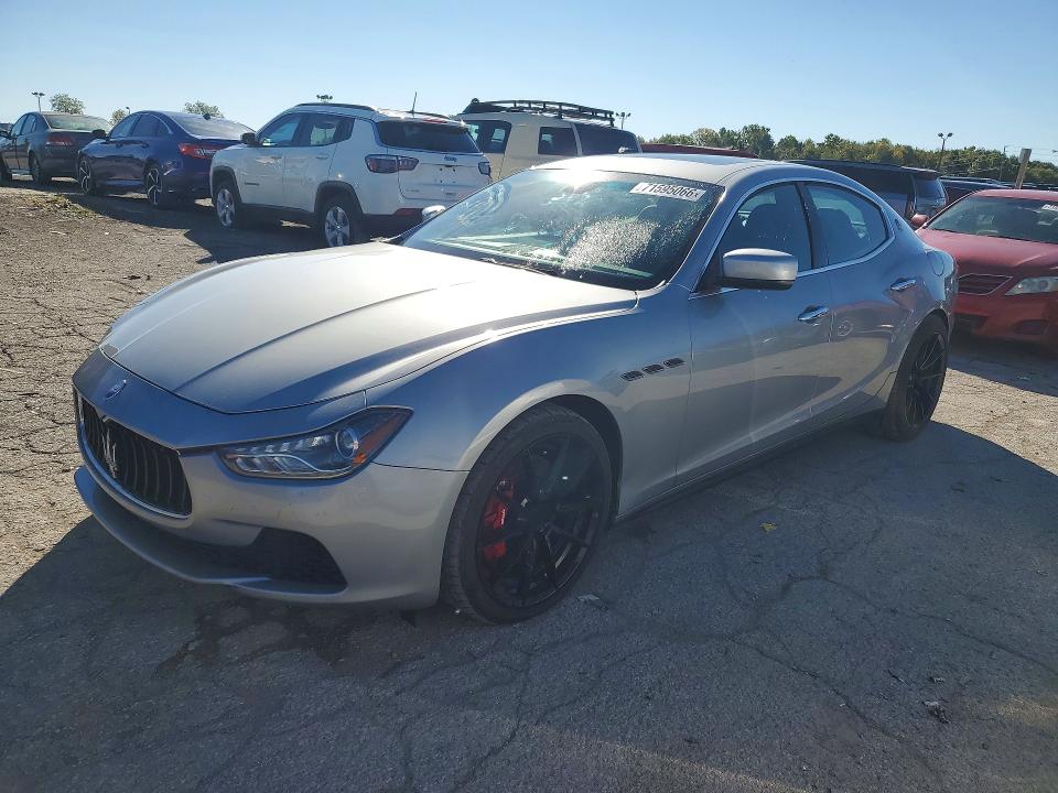 2014 Maserati Ghibli მანქანა იყიდება აუქციონზე, vin: ZAM57RTA4E1087859, აუქციონის ნომერი: 71595066