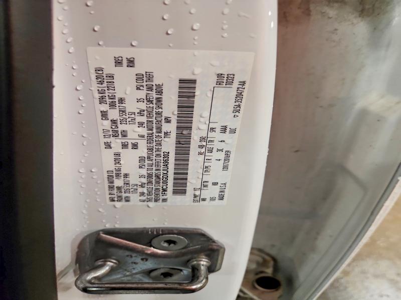 70650446 :رقم المزاد ، 1FMCU0GDXJUA96302 vin ، 2018 Ford Escape مزاد بيع