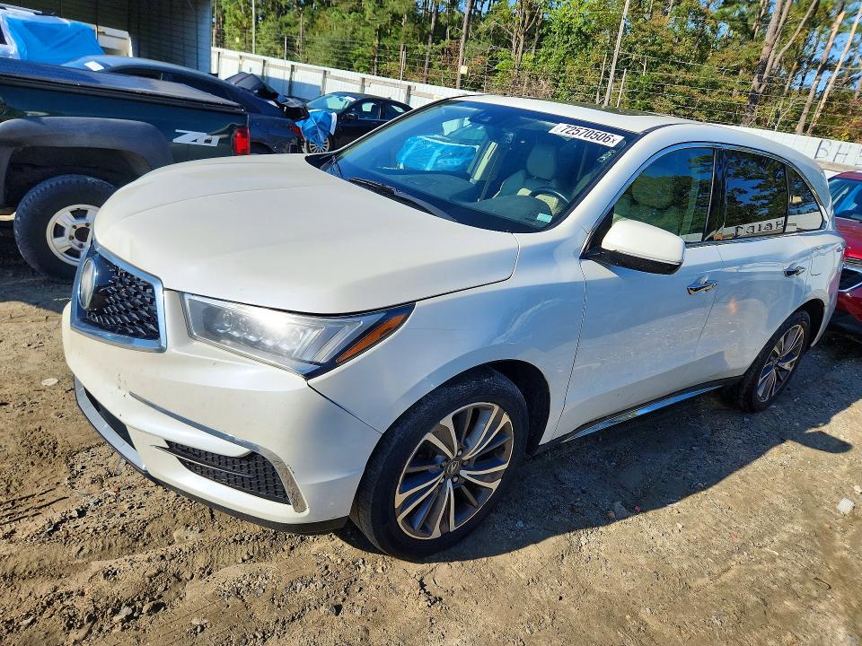 72570506 :رقم المزاد ، 5J8YD4H5XKL004462 vin ، 2019 Acura Mdx مزاد بيع