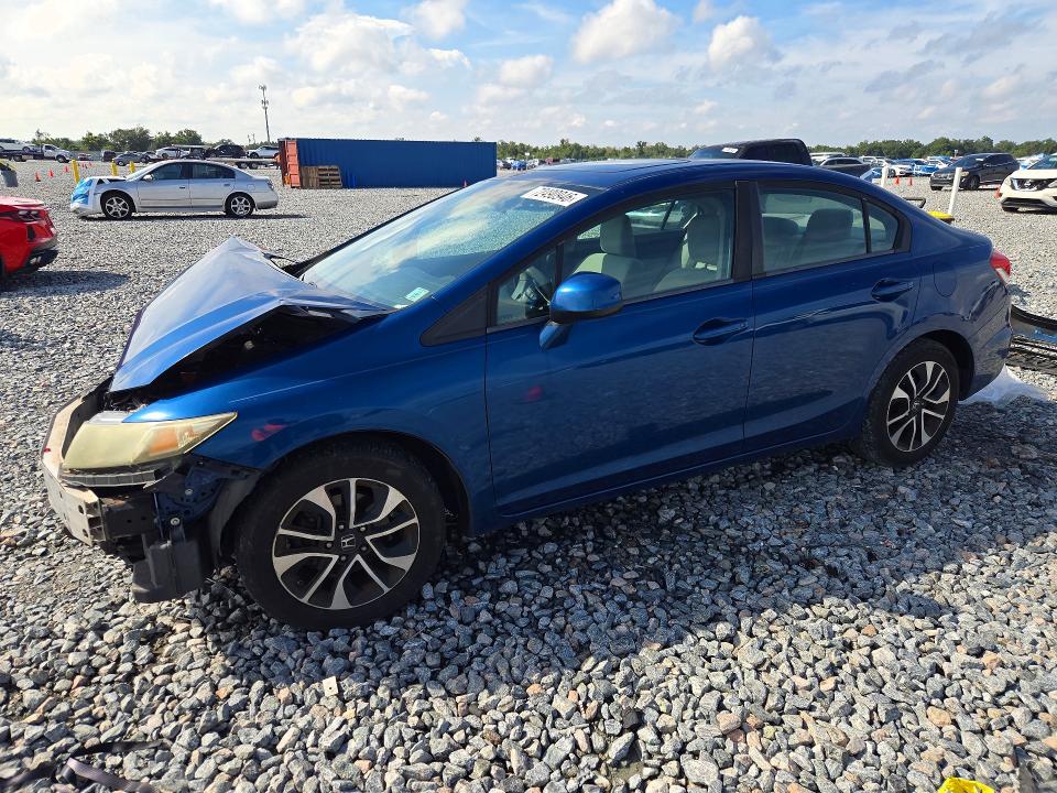 72490946 :رقم المزاد ، 2HGFB2F8XDH509836 vin ، 2013 Honda Civic مزاد بيع