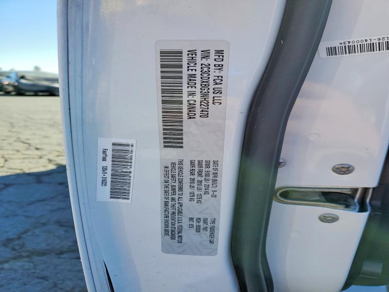 Продаж на аукціоні авто 2022 Dodge Charger, vin: 2C3CDXBG3NH227470, номер лоту: 71920756