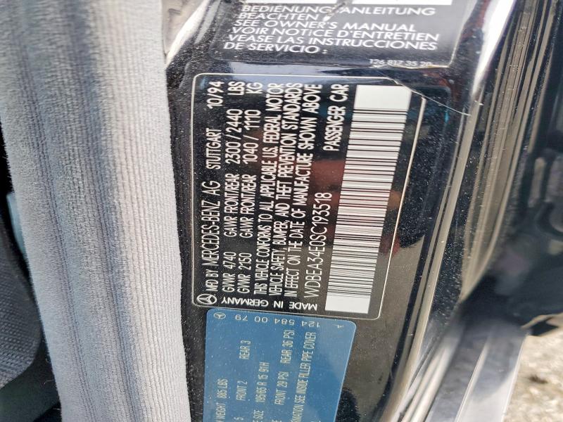 Aukcja sprzedaży 1995 Mercedes-benz E, vin: WDBEA34E0SC193518, numer aukcji: 71165726
