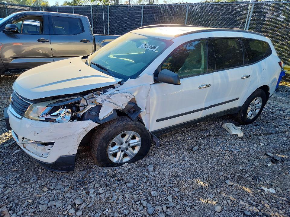70801566 :رقم المزاد ، 1GNKRFKD6GJ175236 vin ، 2016 Chevrolet Traverse مزاد بيع