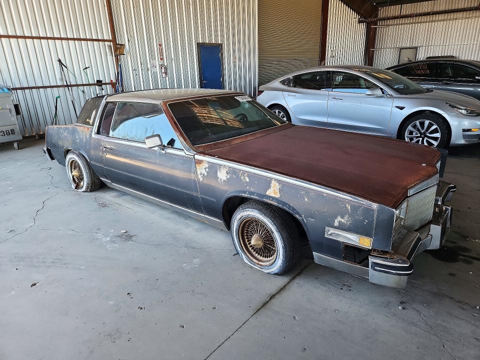 1985 Cadillac Eldorado მანქანა იყიდება აუქციონზე, vin: 1G6EL5782FE602080, აუქციონის ნომერი: 72043326