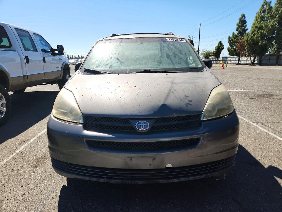2005 Toyota Sienna მანქანა იყიდება აუქციონზე, vin: 5TDZA23C15S386616, აუქციონის ნომერი: 72513516