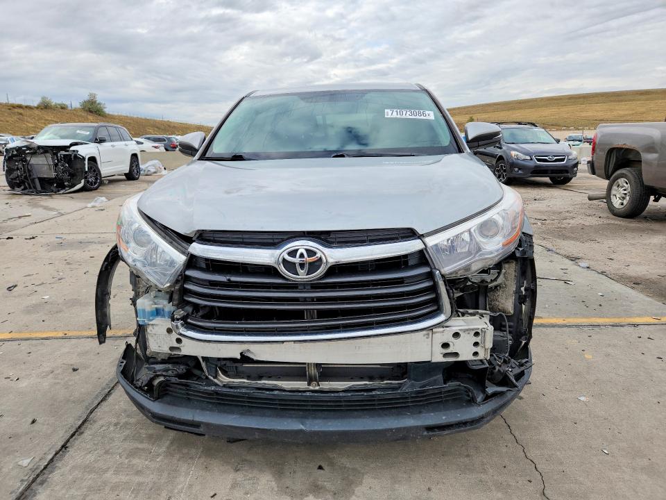 71073086 :رقم المزاد ، 5TDBKRFH7GS226774 vin ، 2016 Toyota Highlander مزاد بيع