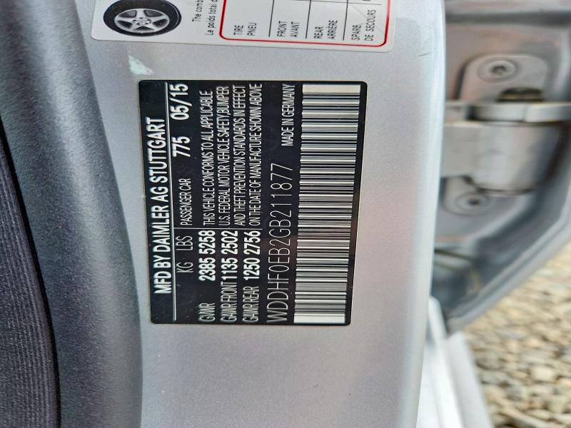 71606276 :رقم المزاد ، WDDHF0EB2GB211877 vin ، 2016 Mercedes-benz E مزاد بيع