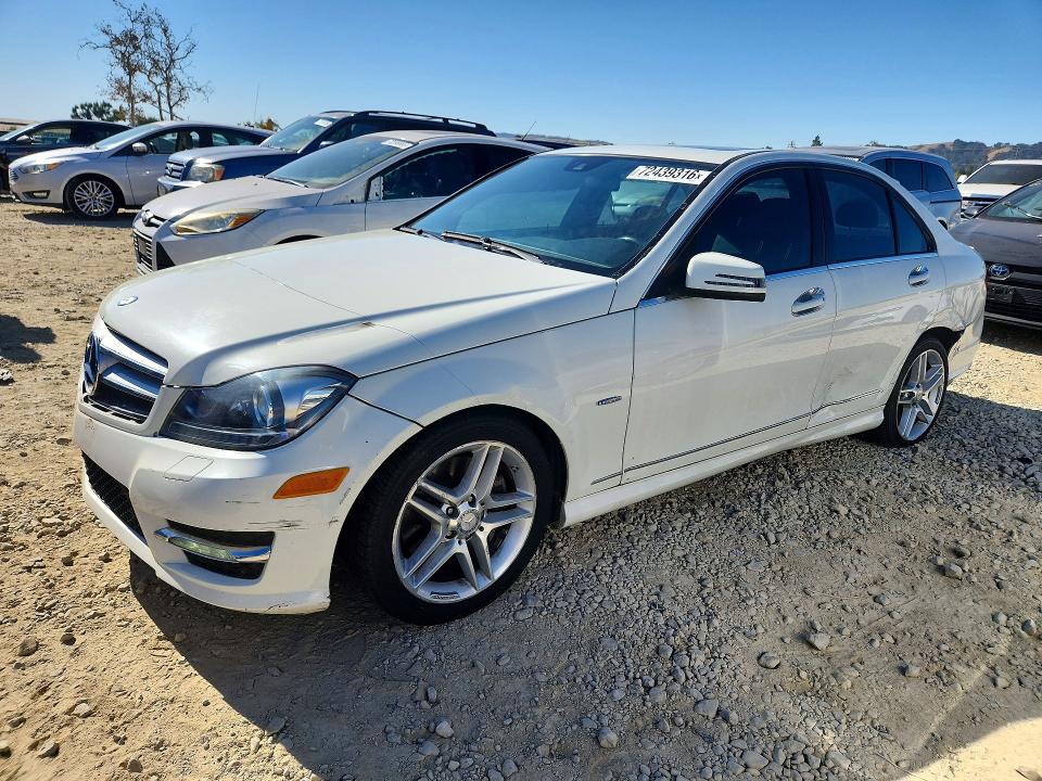 Продаж на аукціоні авто 2012 Mercedes-benz C, vin: WDDGF5HB6CR191574, номер лоту: 72439316