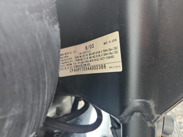 2004 Yamaha Xv1700 მანქანა იყიდება აუქციონზე, vin: JYAVP17E64A002386, აუქციონის ნომერი: 71394846