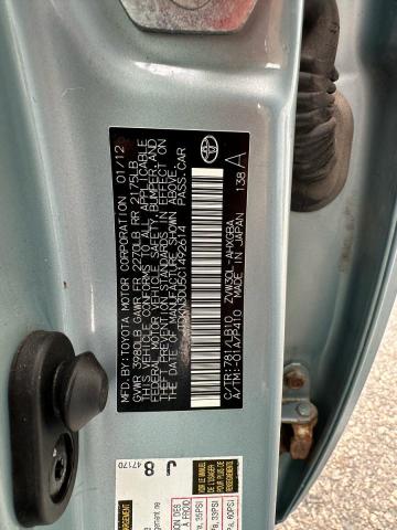 Продаж на аукціоні авто 2012 Toyota Prius, vin: JTDKN3DU5C1492614, номер лоту: 73373786